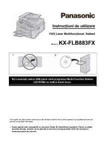 Manual Panasonic KX-FLB883FX Aparat de fax