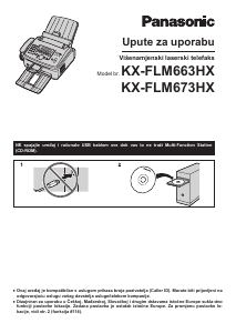 Priručnik Panasonic KX-FLM663HX Faks uređaj