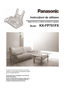 Manual Panasonic KX-FP701FX Aparat de fax