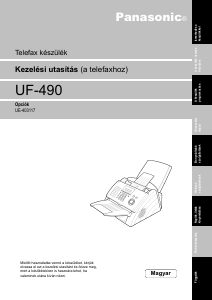 Használati útmutató Panasonic UF-490 Faxgép
