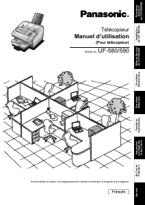 Mode d’emploi Panasonic UF-580 Télécopieur