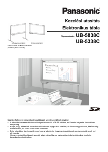 Használati útmutató Panasonic UB-5338C Interaktív tábla