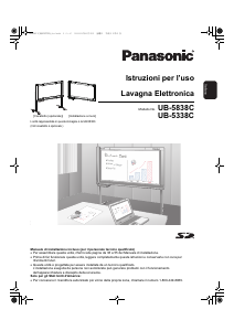 Manuale Panasonic UB-5338C Lavagna interattiva