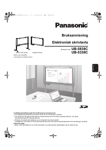 Bruksanvisning Panasonic UB-5338C Interaktiv skrivtavla