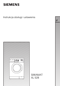 Instrukcja Siemens Siwamat XL 528 Pralka