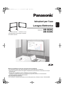 Manuale Panasonic UB-5838C Lavagna interattiva