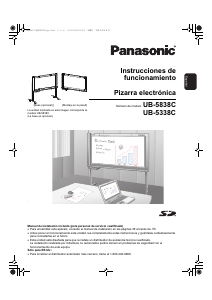 Manual de uso Panasonic UB-5838C Pizarra interactiva