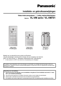 Handleiding Panasonic VL-VM101EX Intercomsysteem
