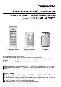 Manual de uso Panasonic VL-VM101EX Intercomunicador