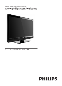 Návod Philips 32PFL3403 LCD televízor