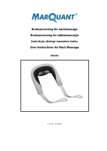 Handleiding MarQuant 806-061 Massageapparaat