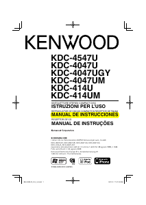 Manual de uso Kenwood KDC-414UM Radio para coche