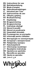 Mode d’emploi Whirlpool AKR 036/1 G BL Hotte aspirante