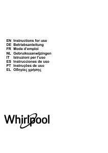 Mode d’emploi Whirlpool AKR 5390/1 IX Hotte aspirante