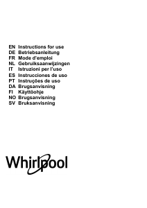 Manual de uso Whirlpool WHCN 94 F LM X Campana extractora