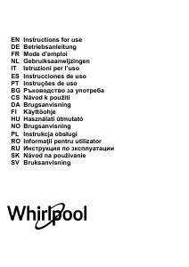 Brugsanvisning Whirlpool WHSS 90F L T C K Emhætte