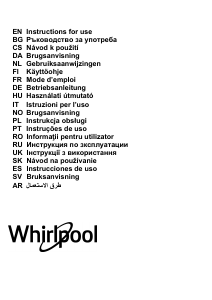 Käyttöohje Whirlpool WVS 93F LT K Liesituuletin