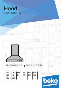 Manuál BEKO BHCB63640BH Odsavač par