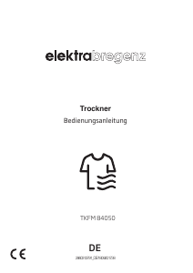 Bedienungsanleitung Elektra Bregenz TKFM 84050 Trockner