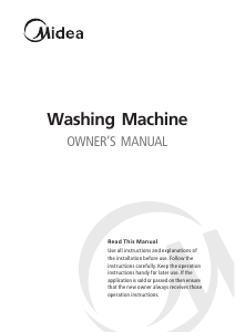 Manual Midea MFL80-ES1200 Washing Machine