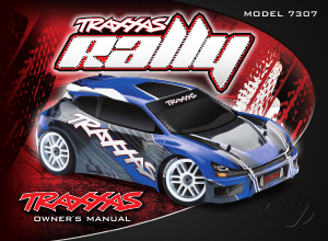 Manual Traxxas Electric 1/16 Rally VXL Radio Controlled Car