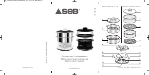 Bedienungsanleitung SEB VC140100 Dampfkocher