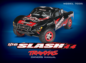 Manual Traxxas Electric 1/16 Slash 4x4 Brushed Radio Controlled Car