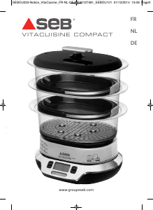 Mode d’emploi SEB VS404300 Vitacuisine Compact Cuiseur vapeur