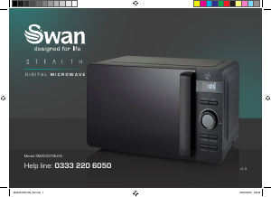 Manual Swan SM22037BLKN Microwave