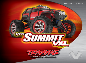 Manual Traxxas Electric 1/16 Summit VXL Radio Controlled Car