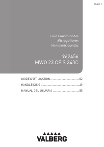 Manual de uso Valberg MWO 23 CE S 343C Microondas