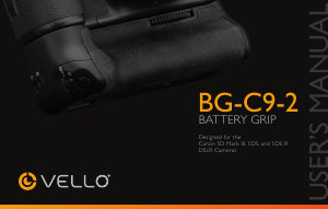 Handleiding Vello BG-C9-2 Battery grip