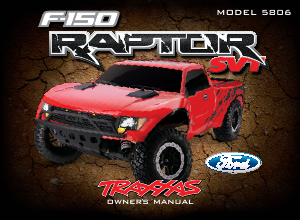 Manual Traxxas Electric Ford F-150 SVT Raptor Radio Controlled Car