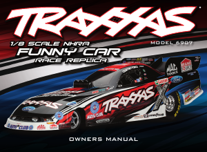 Manual Traxxas Electric Funny Car Radio Controlled Car