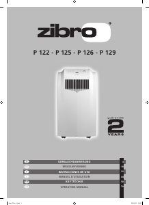 Manual de uso Zibro P 126 Aire acondicionado