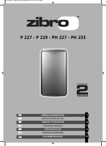 Manual Zibro P 229 Air Conditioner