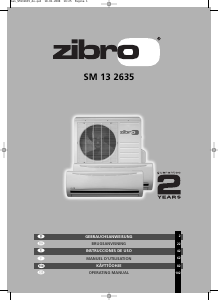 Manual Zibro SM 13 2635 Air Conditioner