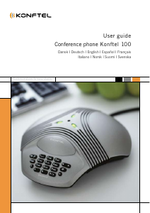 Manual Konftel 100 Conference Phone
