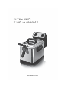 Manuál Tefal FR4047 Filtra Pro Inox and Design Fritéza