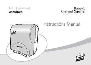 Manual Lotus Professional enMotion Dispenser prosop