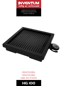 Bedienungsanleitung Inventum HG100 Kontaktgrill