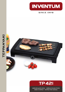 Manual Inventum TP421 Contact Grill