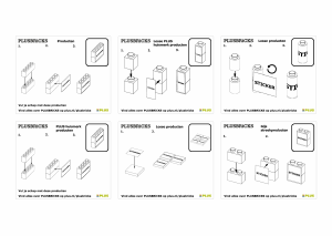 Handleiding Plusbricks set 007 Supermarket Losse producten