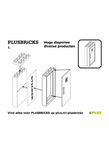 Bruksanvisning Plusbricks set 015 Supermarket Stor kyl-frys