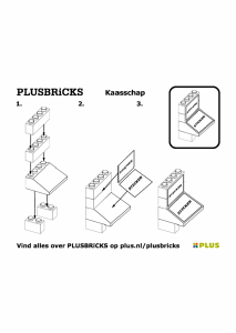 Mode d’emploi Plusbricks set 018 Supermarket Fromages