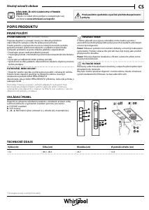 Manuál Whirlpool WCT 64 FLS X Odsavač par