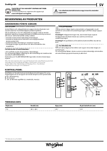 Bruksanvisning Whirlpool WCT 84 FLYX Köksfläkt