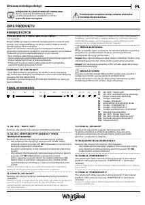 Instrukcja Whirlpool WHVS 90F LT C K Okap kuchenny