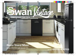 Manual Swan SP21010BLN Stand Mixer