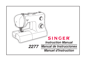 Mode d’emploi Singer 2277 Tradition Machine à coudre